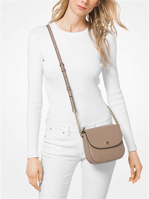 MICHAEL Michael Kors Mott Pebbled Leather Dome Crossbody